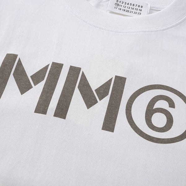 超希少！MM6 メゾンマルジェラ 偽物 ロゴ 半袖 Tシャツ 2色 Man80747